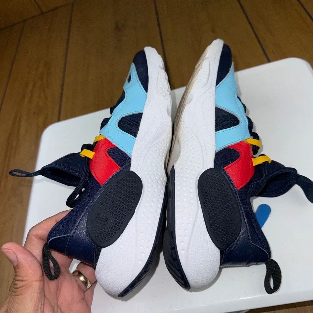 Nike Huarache EDGE TXT Midnight Navy University Gold AQ2431-400 Mens 5.5Y 38